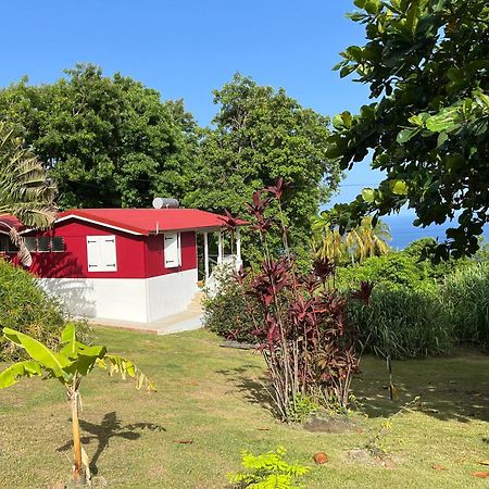 Grand Bungalow Avec Piscine Et Vue Mer Bouillante Luaran gambar