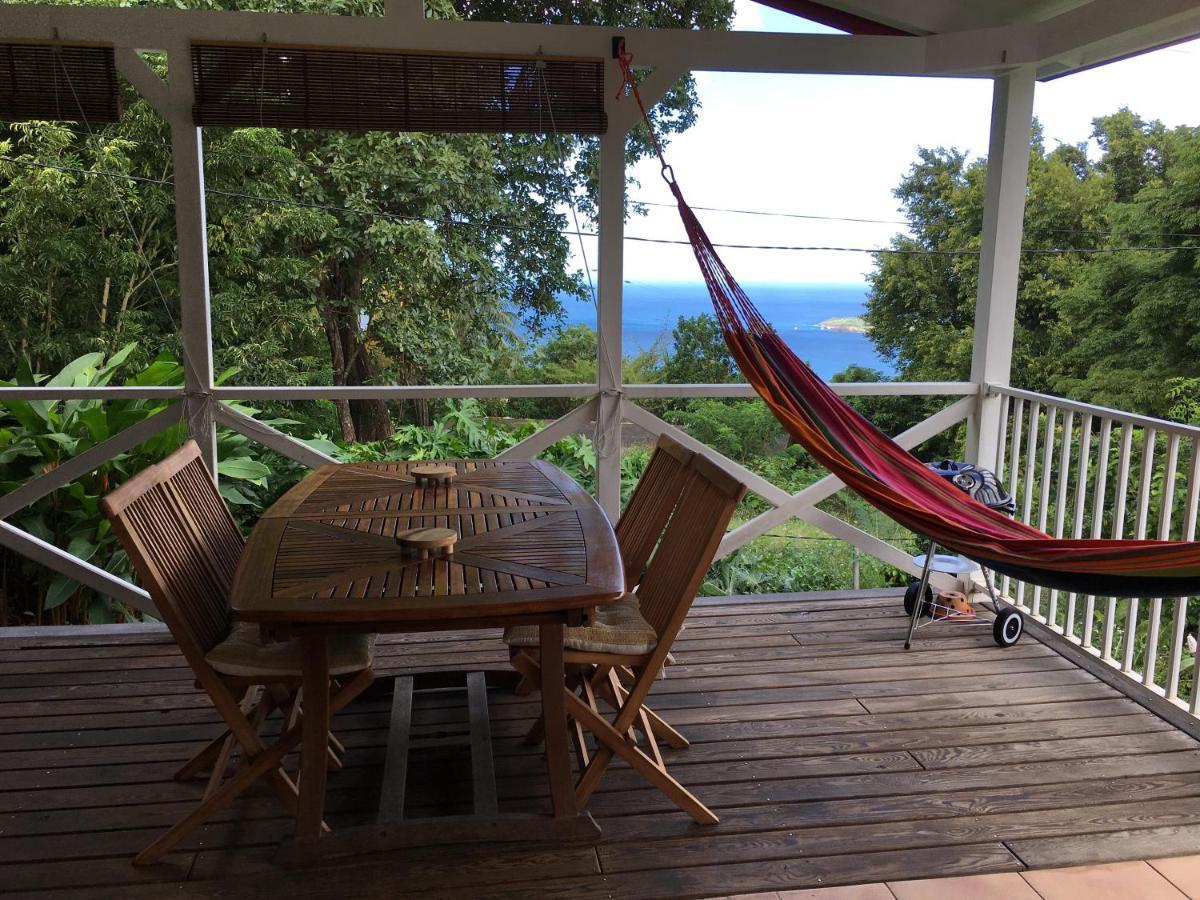 Grand Bungalow Avec Piscine Et Vue Mer Bouillante Luaran gambar